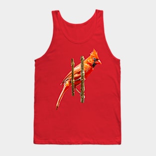 Male Northern Cardinal Tank Top